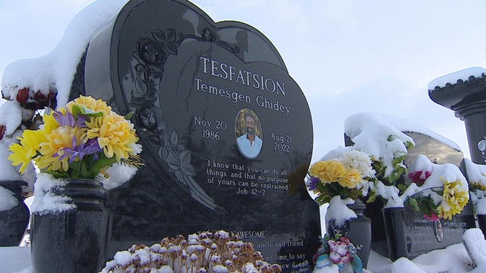 Temesgen Tasfatsion was buried in Queens Park cemetery.