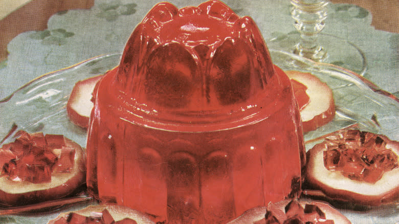 1938 red gelatin salad