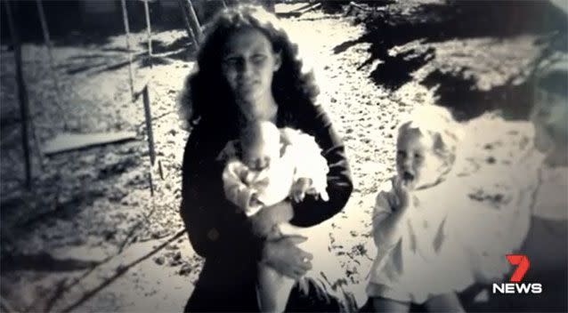 Catherine Birnie with her sons.