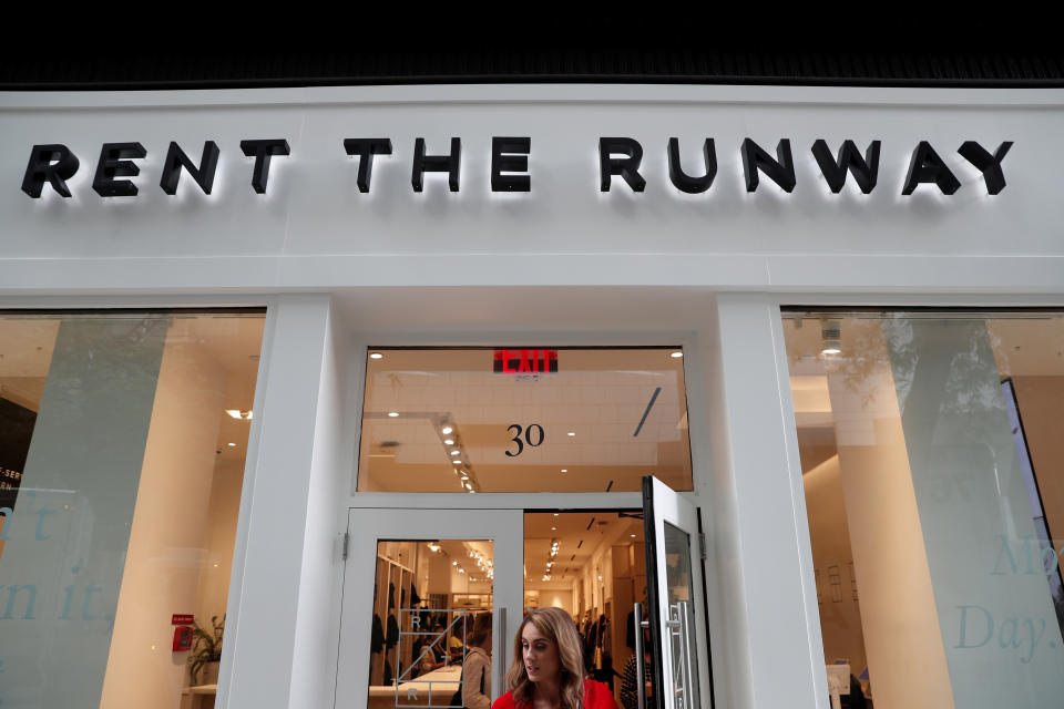 Tienda de The Rent The Runway en Nueva York REUTERS/Shannon Stapleton