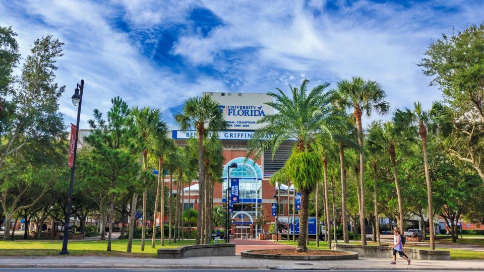 Gainesville, FL, USA - SEPTEMBER 12: Ben Hill Griffin Stadium "The Swamp" at the campus of the University of Florida in Gainesville, Florida on September 12, 2016.
