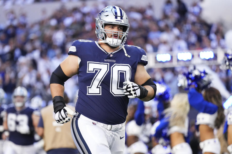 Zack Martin has anchored the Cowboys' offensive line since 2014. (Photo by Cooper Neill/Getty Images)