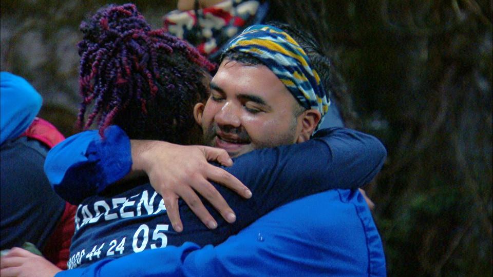 Naughty Boy seemed happy to join the main camp. (ITV/Shutterstock)