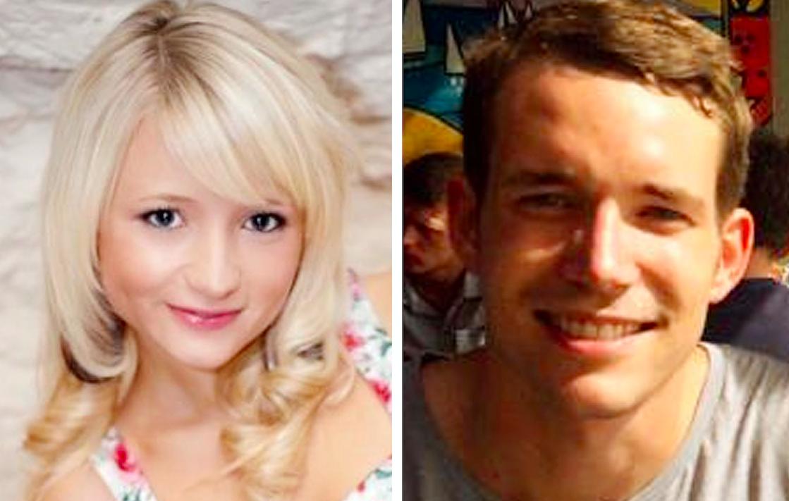 The battered bodies of Hannah Witheridge and David Miller were found on a beach on Koh Tao in September 2014 (PA)