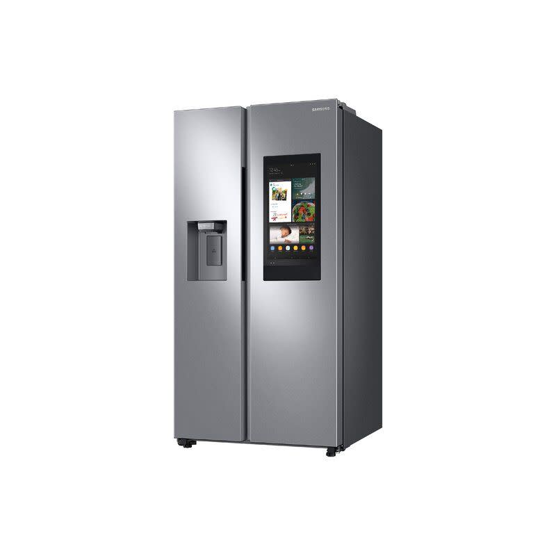 3) Samsung 36-Inch Side-by-Side 26.7-Cubic-Foot Smart Refrigerator with Family Hub