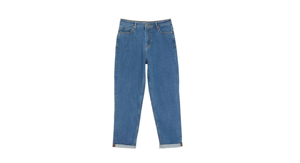 John Lewis & Partners Hoxton Mom Jeans, Mid Wash
