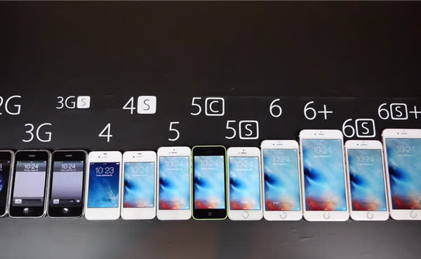 歷代 12 台 iPhone 並排對決: 舊機未必輸給新機！[影片]
