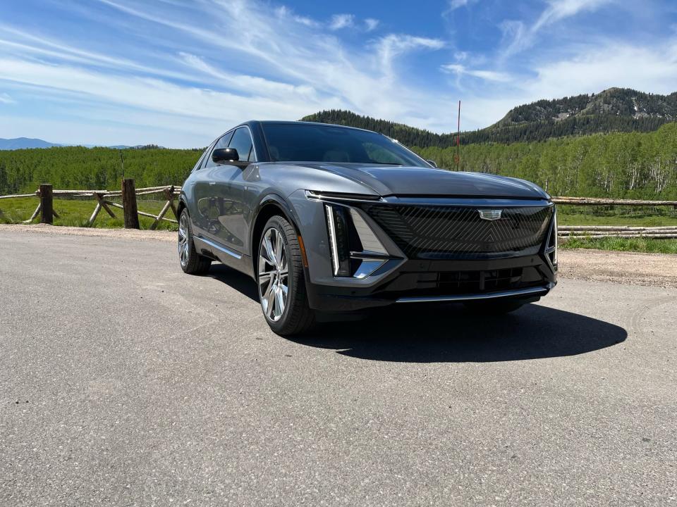 The 2023 Cadillac Lyriq is Cadillac's first electric vehicle.