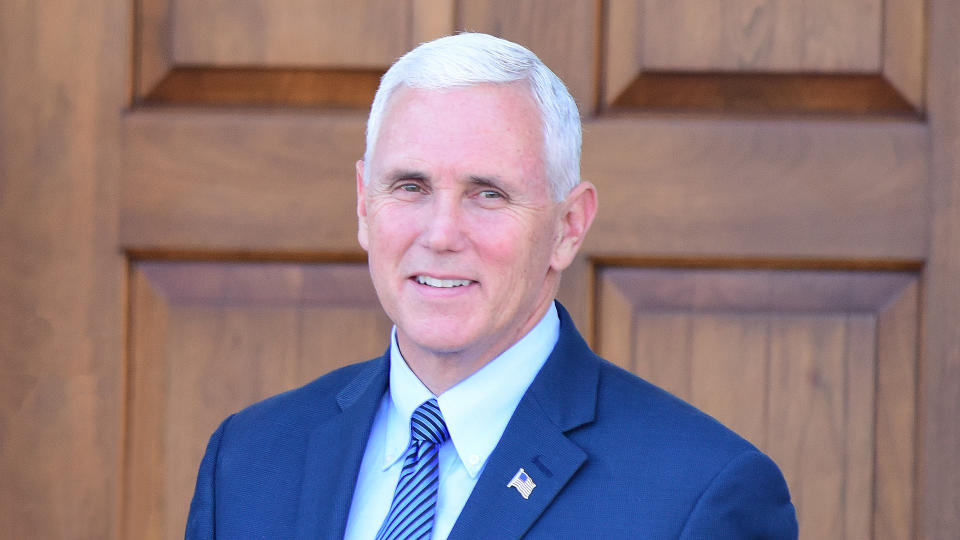 BEDMINSTER, NEW JERSEY - 19 NOVEMBER 2016: President-elect Donald Trump & Vice President-elect Mike Pence met with potential cabinet members at Trump International.