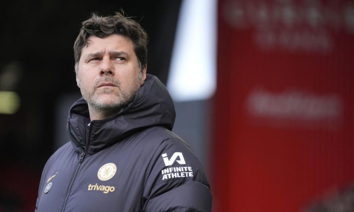 <span>Mauricio Pochettino is under contract at Chelsea until the summer of 2025 but it remains unclear whether he will continue.</span><span>Photograph: Nick Potts/PA</span>