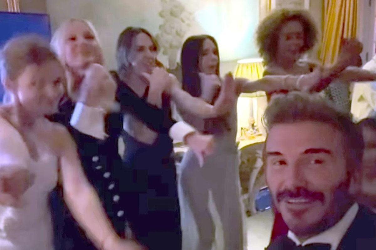 David Beckham has been thanked for reuniting the Spice Girls <i>(Image: Instagram)</i>