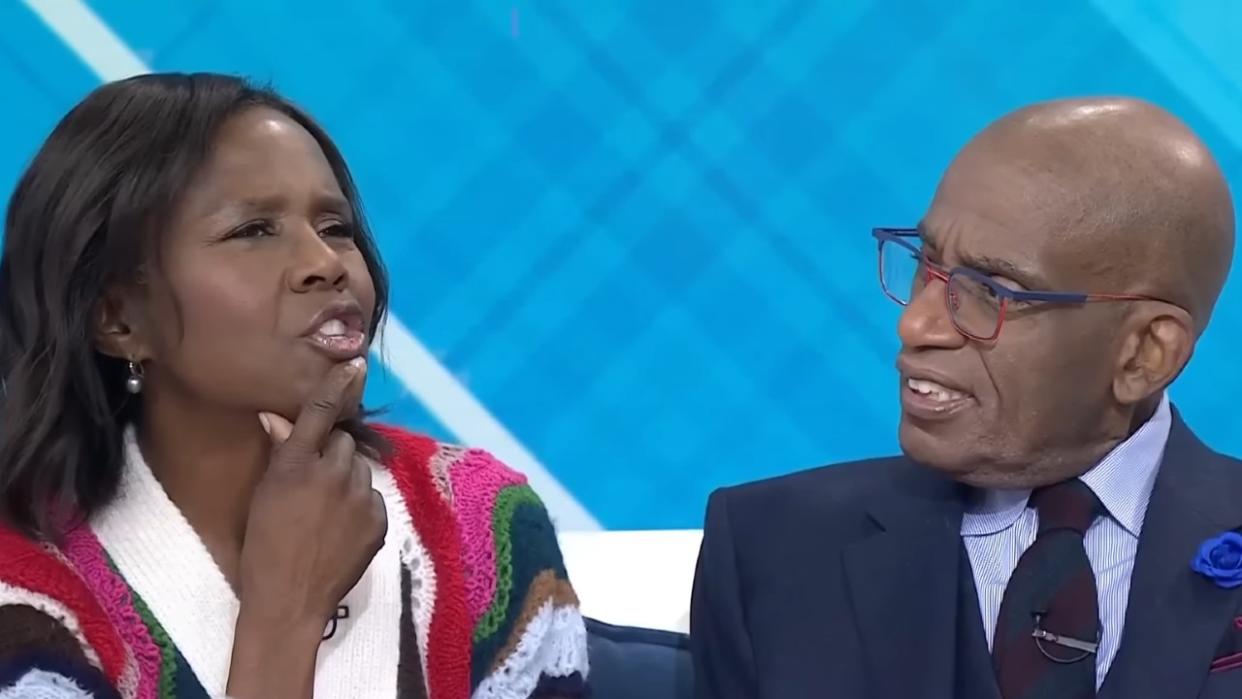  Deborah Roberts and Al Roker discussing his health  battles on NBC's Today 