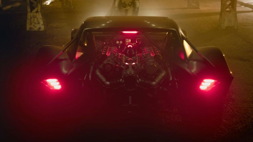 Back of The Batman's Batmobile