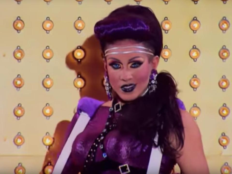 Phi Phi O'Hara on stage at 'rupaul's drag race'