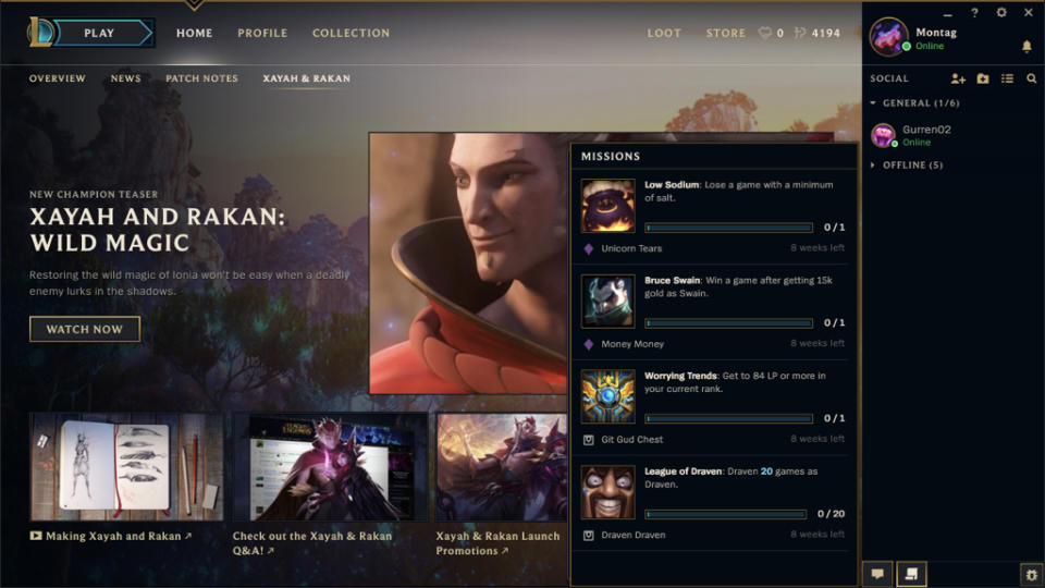 This is what the League of Legends client is going to look like soon (Riot Games)