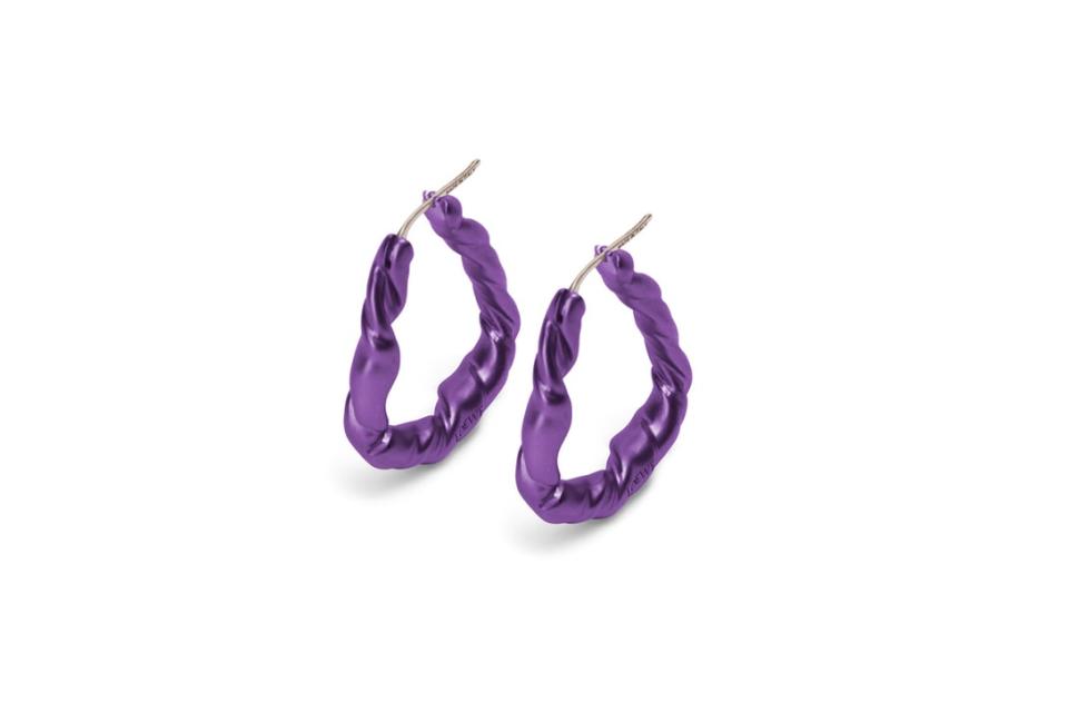 Loewe Nappa Twist Loop Earrings  HK$7,450 