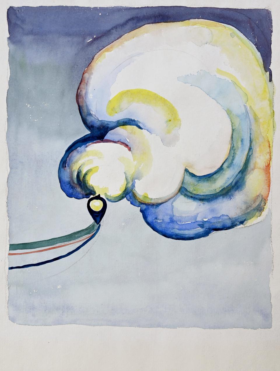 Georgia O’Keeffe's art piece, "Train Coming in — Canyon, Texas, 1916," will be on display in the Amarillo Museum of Art's 50th anniversary exhibition, which runs Jan. 15 to March 27.