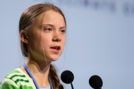 She may divide opinion but environmental campaigner Great Thunberg has been someone the whole world has been interested in this year. The teenager was named Time magazine's Person of the Year in December. (Getty)