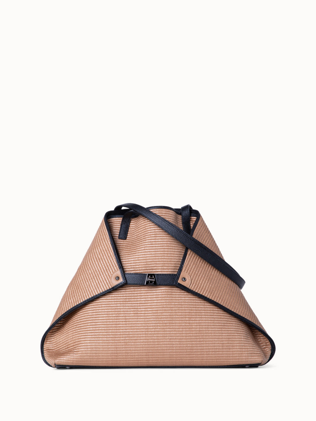 <p><a href="https://us.akris.com/collections/raffia-bags-for-women/products/medium-shoulder-bag-in-raffia-fabric-camel-black" rel="nofollow noopener" target="_blank" data-ylk="slk:Shop Now;elm:context_link;itc:0;sec:content-canvas" class="link rapid-noclick-resp">Shop Now</a></p><p>Medium Ai Shoulder Bag</p><p>akris.com</p><p>$1790.00</p>