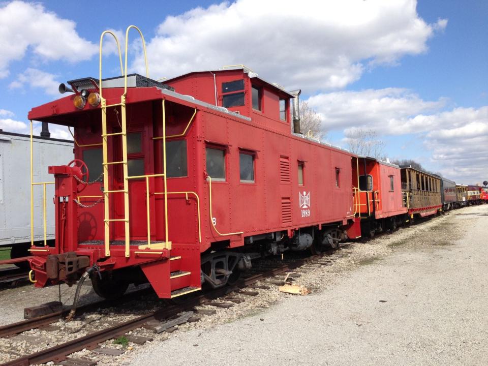 The Hoosier Valley Railroad Museum's Halloween Train takes riders through haunted rural and wooded areas on Oct. 29, 2022, departing from the museum's depot in North Judson.