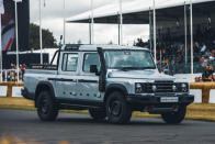 <h3>Not only has Ineos converted the Grenadier to run on hydrogen, but it's also stretched the chassis and chopped the rear end up to create a pick-up, dubbed the Quartermaster. It aims to be the most capable off-road pick-up available, offering impressive specifications and a utilitarian design philosophy.</h3>