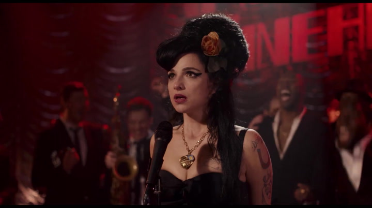 Marisa Abela dans le rôle d’Amy Winehouse pour le biopic « Back to Black ». 
© StudioCanal UK