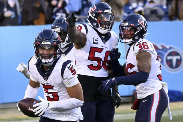 Texans snap 9-game skid by beating skidding Titans 19-14 - ABC13 Houston