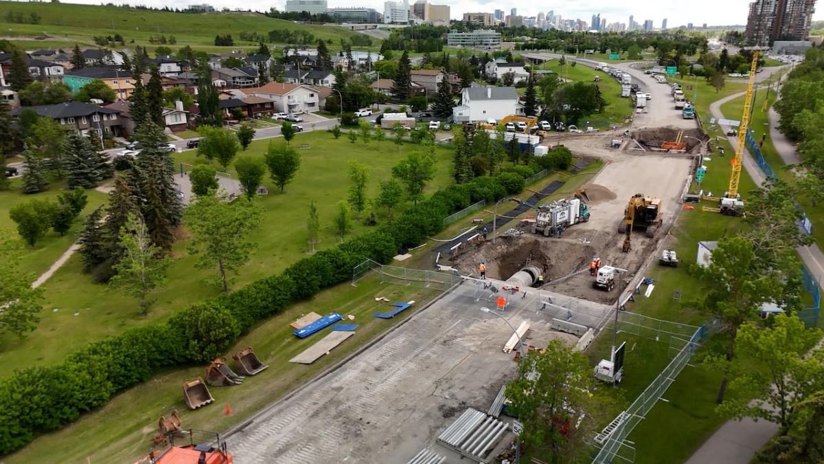 Water use trending down, construction on schedule for Calgary’s critical feeder main pipe repairs