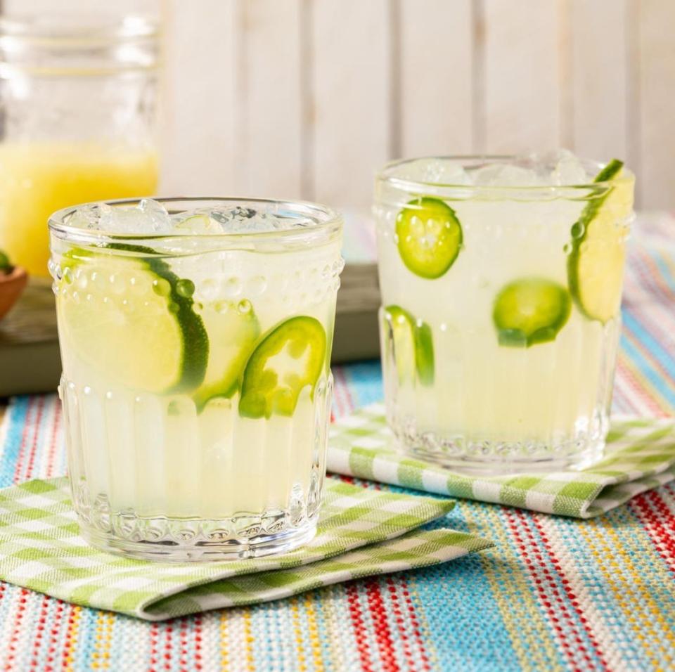 easter cocktails spicy jalapeno margarita