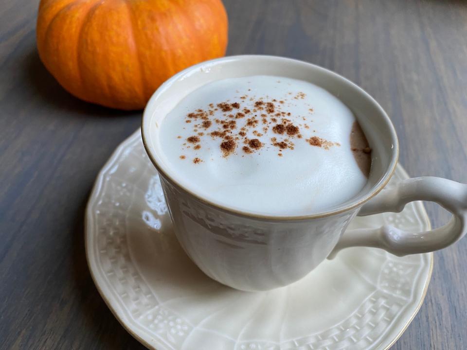 Keep pumpkin alive for the holidays! Enjoy the season with a thermos full of Pumpkin Spice Cocoa.