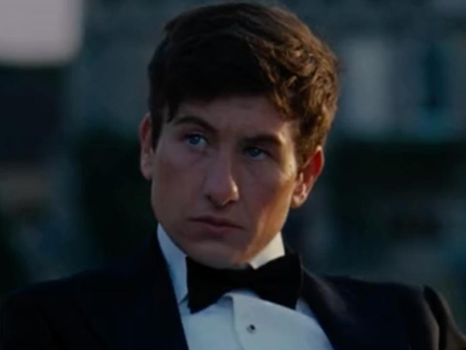 Barry Keoghan’s Oliver Quick in ‘Saltburn’ (Prime Video)