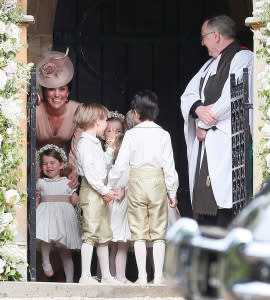 Prince George and Princess Charlotte in Pippa Middleton's Wedding