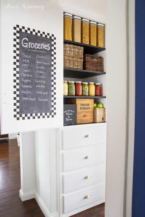 Easy Small Kitchen Pantry Organization - Hen and Horse Design