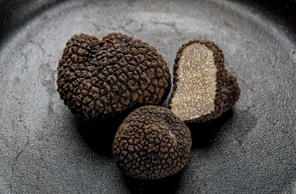 Black truffles at Café Boulud.