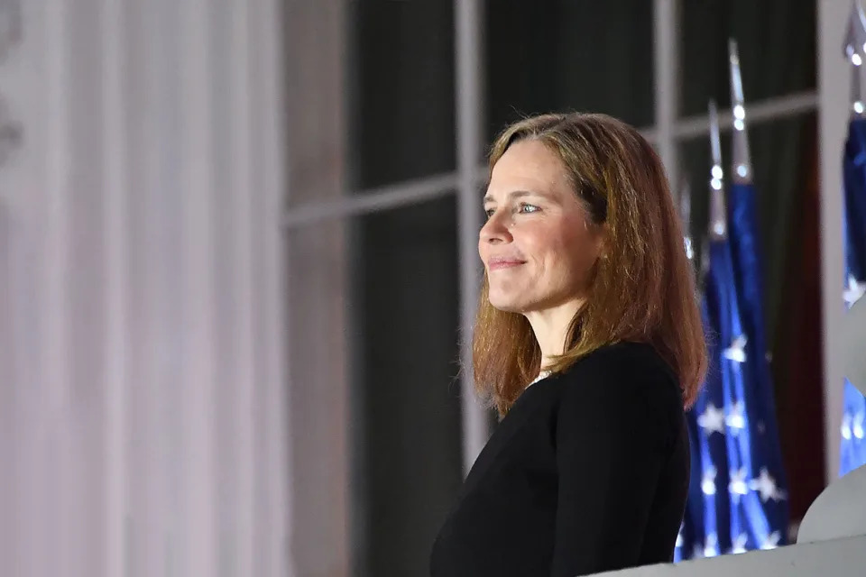 Amy Coney BarrettNICHOLAS KAMM/AFP via Getty Images