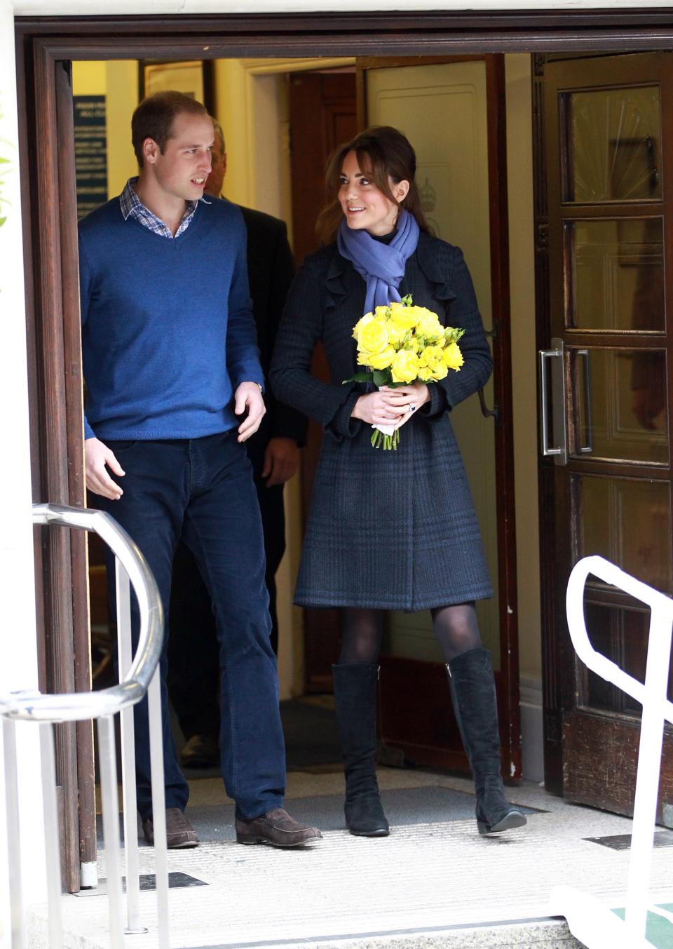 Duchess Of Cambridge Leaves The King Edwards VII Hospital