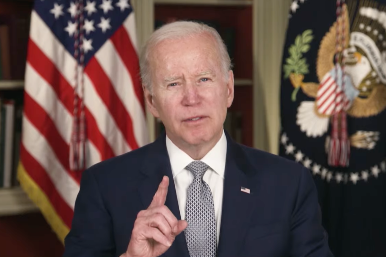 President Biden delivers remarks at the Global COVID-19 Summit.