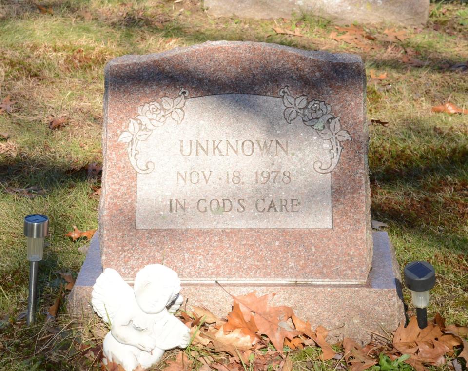 The gravesite of Patricia Ann Tucker. She married a man named Gerald Coleman in 1977 in Middletown, Connecticut. Her remains were found in November 1978 but weren't identified until decades later.