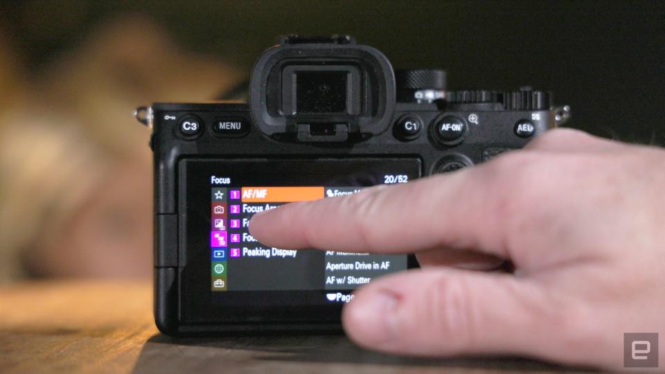 <p>Sony A7 IV full-frame mirrorless camera review</p>
