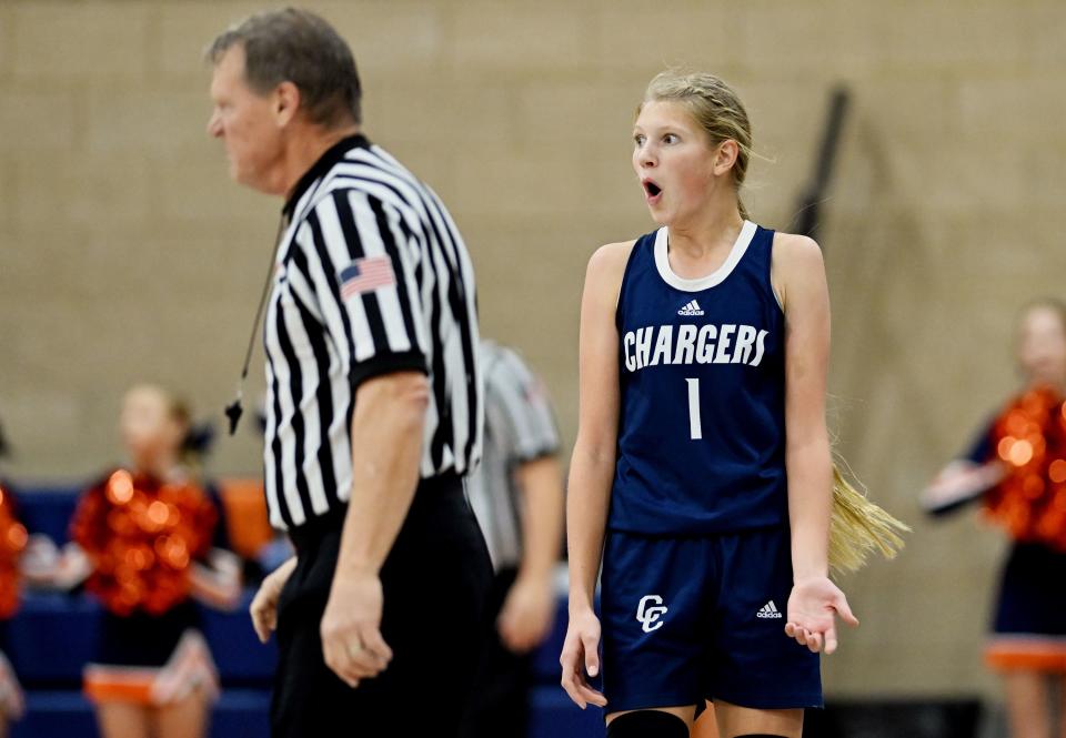 Brighton and Corner Canyon girls play at Brighton in Cottonwood Heights on Wednesday, Dec. 6, 2023. Brighton won 54-51. | Scott G Winterton, Deseret News