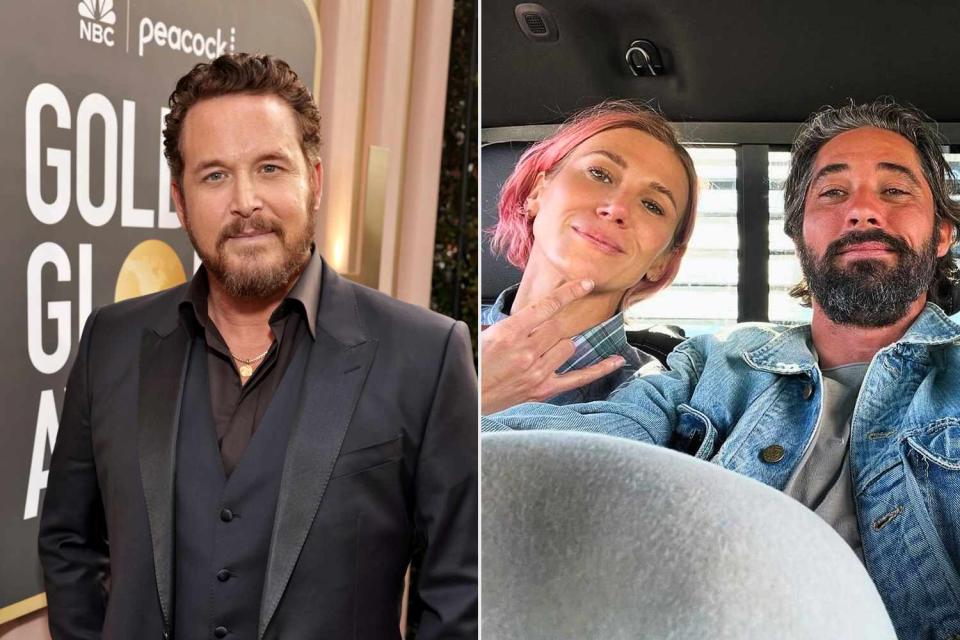 <p>Todd Williamson/NBC/NBC via Getty; Jen Landon/Instagram </p> Cole Hauser (left); Jen Landon and Ryan Bingham