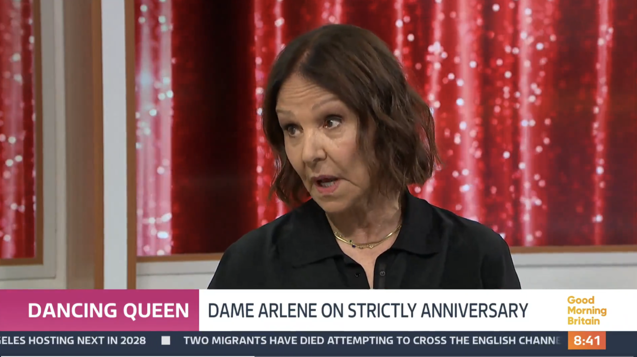 Arlene Phillips said the stakes are higher on Strictly. (ITV screengrab)