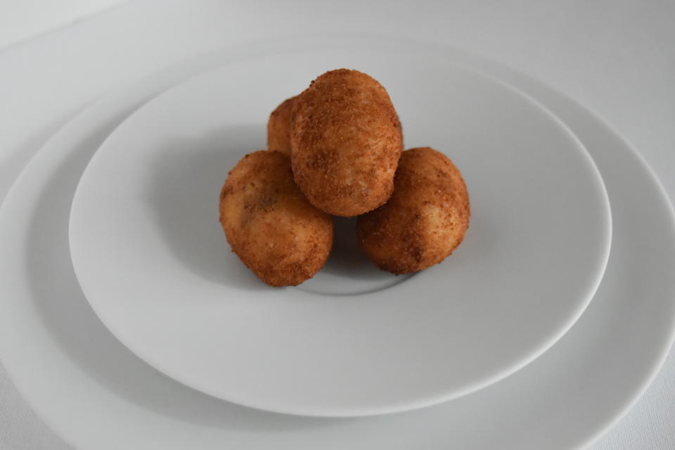 En el cacereño Atrio, las croquetas son muy buenas. Foto: Atrio