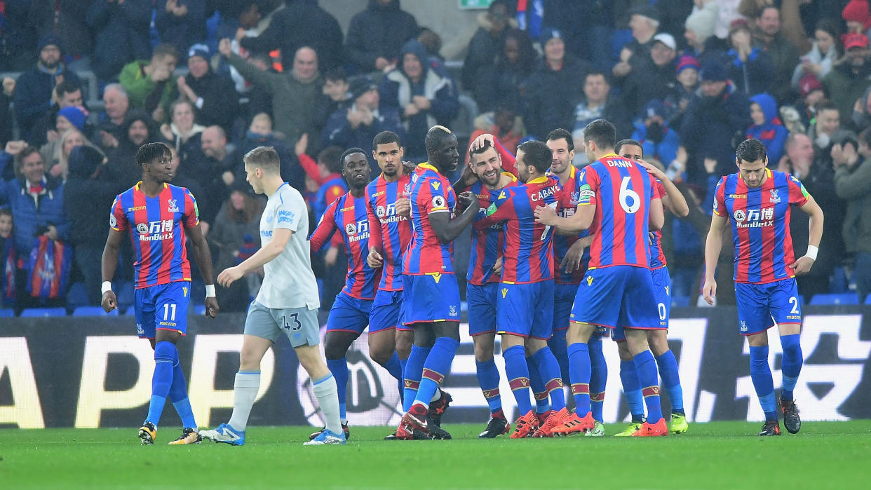 Crystal Palace got off to a flying start as McArthur turned home a blocked shot