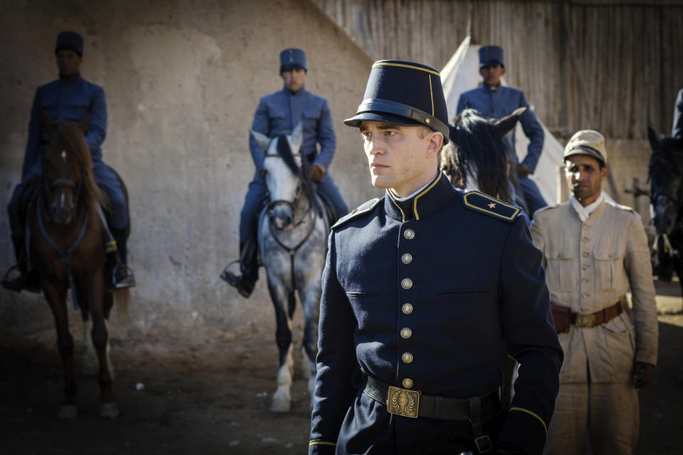 This image released by Samuel Goldwyn Films shows Robert Pattinson in a scene from "Waiting for the Barbarians." (Fabrizio Di Giulio/Samuel Goldwyn Films via AP)