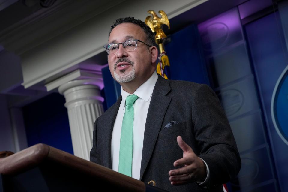 Secretary of Education Miguel Cardona has said he wants the Education Department to prevent students from being taken advantage of by for-profit colleges. The federal agency is currently revisiting rules around for-profit colleges and how effectively they help students get jobs.