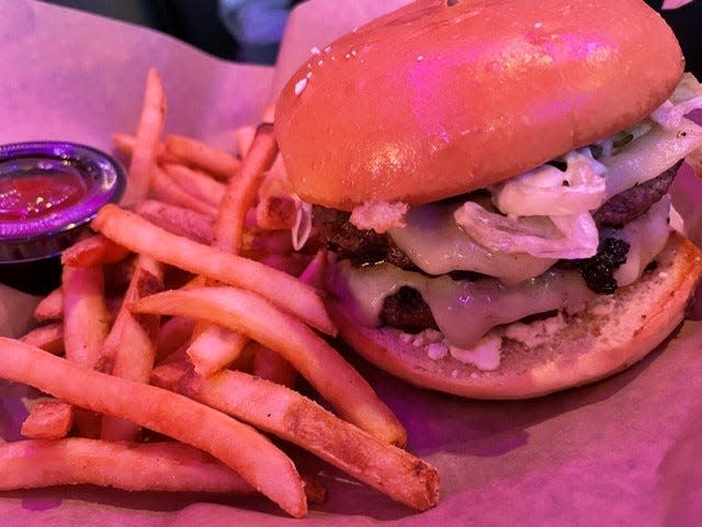 The ‘80s-themed Bit Burger features creative combinations with menu names fitting for the decade. There are 14 burger options including the 8-Bit Burger, the Atari, the Smash Bro, and the Mega Man.