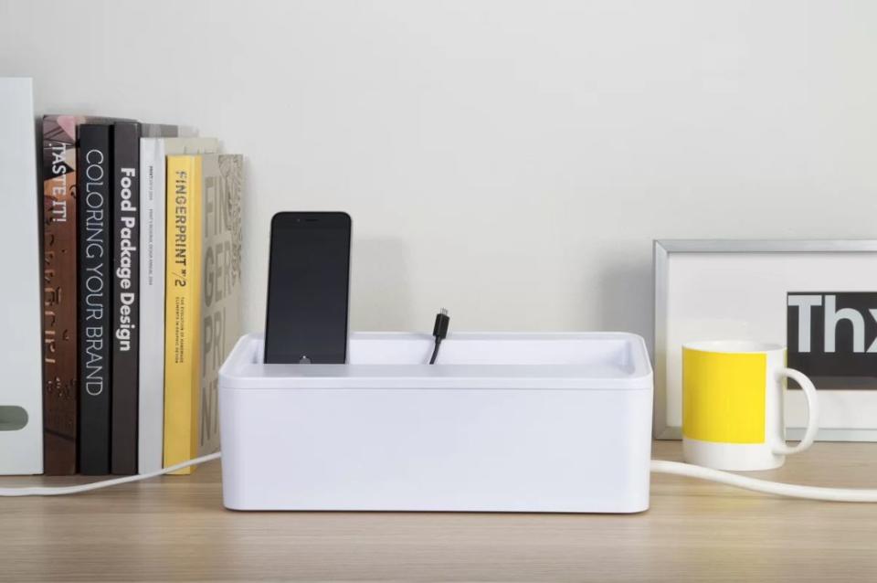 Get it on <a href="https://www.wayfair.com/commercial/pdp/ut-wire-in-box-charging-station-and-power-strip-storage-utwr1022.html?piid=17610751" target="_blank">Wayfair.com</a>, $28.