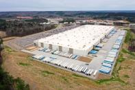 FILE PHOTO: Congressional delegation visits an Amazon facility to show their support for workers