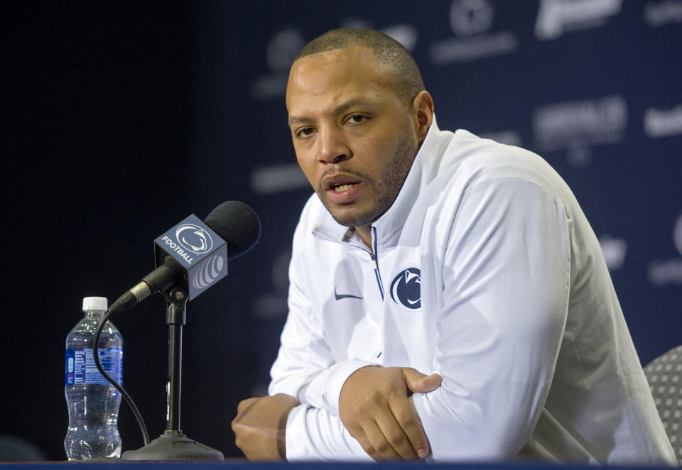 After four years at Penn State and another at Alabama, Josh Gattis was hired as the offensive coordinator at Michigan. (Getty Images)